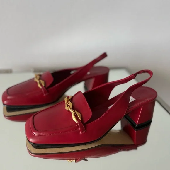 New Jimmy Choo Diamond Tilda 45 patent leather slingback pumps $925 41 - Picture 8 of 13